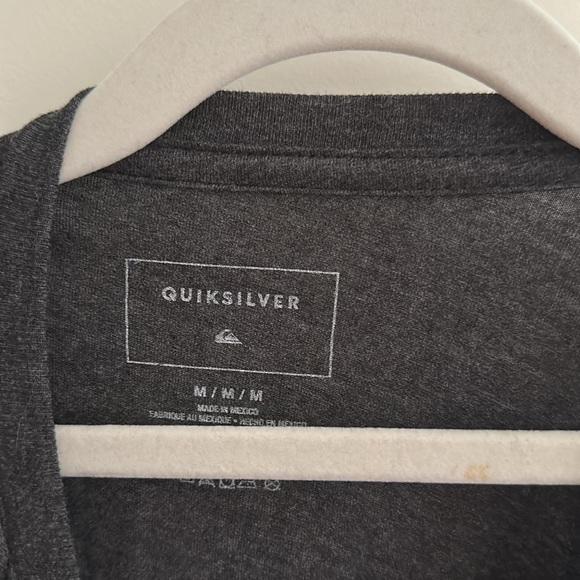 Quiksilver Black and White Logo Long Sleeve Tee - Picture 2 of 4